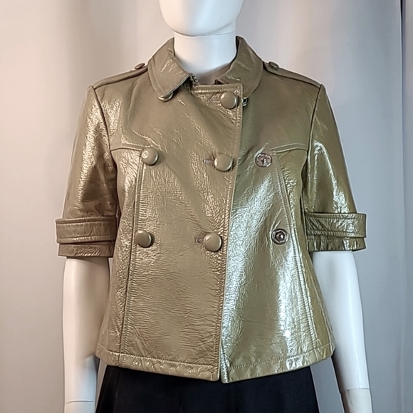 Gryphon Pearlized Leather Jacket - Picture 3 of 9